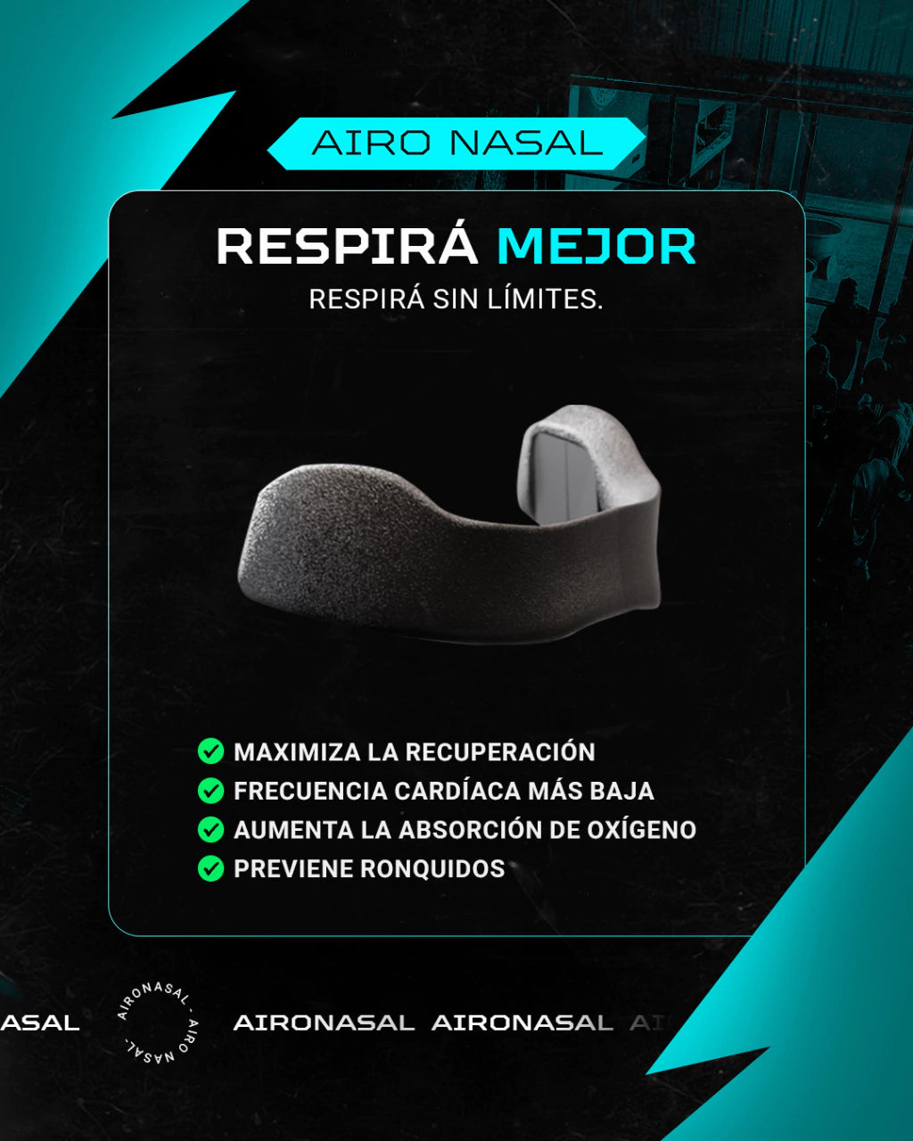 Kit inicial - Airo Nasal - Dilatador nasal magnético